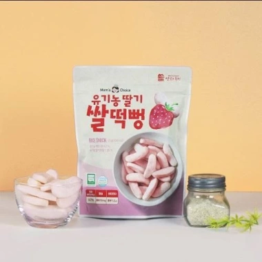 Bánh ăn dặm hữu cơ Mom’s Choice cho bé 6 tháng từ gạo Hàn Quốc, mềm tan, không chất bảo quản - 56k 11