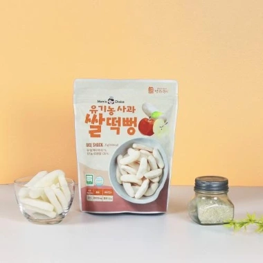 Bánh ăn dặm hữu cơ Mom’s Choice cho bé 6 tháng từ gạo Hàn Quốc, mềm tan, không chất bảo quản - 56k 13