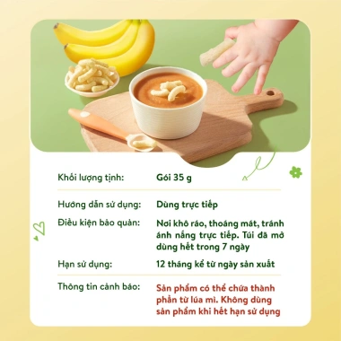Bánh ăn dặm Mămmy vị trái cây giòn xốp tan nhanh, bổ sung vitamin cho bé 6 tháng - 89.000đ 8