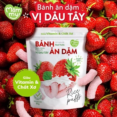 Bánh ăn dặm Mămmy vị trái cây giòn xốp tan nhanh, bổ sung vitamin cho bé 6 tháng - 89.000đ 9