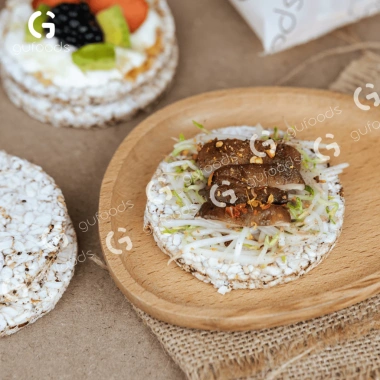 Bánh ăn kiêng gạo lứt GUfoods vị Yến mạch không chiên dầu không đường cho Gym 170g/300g/510g 43.900 VND