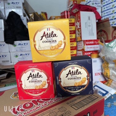 Bánh ATELA combo 5 hộp Qui Bơ Cookies 70g - Giảm còn 119.000₫ (Giá gốc 145.180)