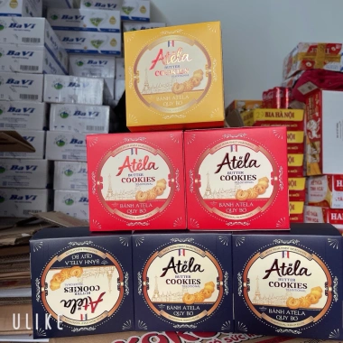 Bánh ATELA combo 5 hộp Qui Bơ Cookies 70g - Giảm còn 119.000₫ (Giá gốc 145.180)