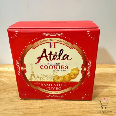 Bánh Atela Quy Bơ Cookies 70g - Hộp bánh lễ tết thơm bơ, giá ưu đãi 26.400₫ 2