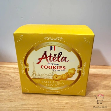 Bánh Atela Quy Bơ Cookies 70g - Hộp bánh lễ tết thơm bơ, giá ưu đãi 26.400₫ 3