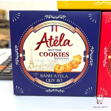 Bánh Atela Quy Bơ Cookies 70g - Hộp bánh lễ tết thơm bơ, giá ưu đãi 26.400₫ 4