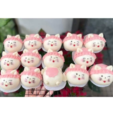 Bánh bao tạo hình dừa sữa mẫu mèo công chúa, mèo quý tộc giảm còn 18.000đ