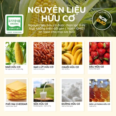 Bánh bi ngô hữu cơ Mom's Choice Hàn Quốc cho bé 6 tháng - Giảm còn 56.000đ 3 Bánh bi ngô hữu cơ Mom's Choice Hàn Quốc cho bé 6 tháng - Giảm còn 56.000đ 3