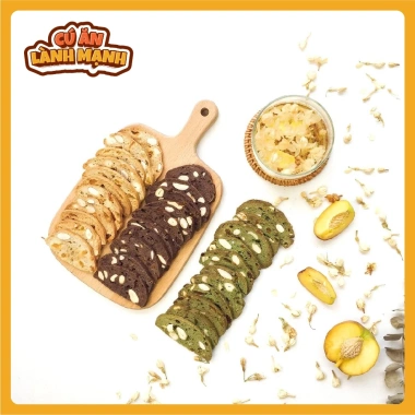 Bánh Biscotti 500gr Ngũ Cốc Ăn Kiêng Giảm Cân - Giá chỉ 95.000đ tại Cú Ăn Lành Mạnh