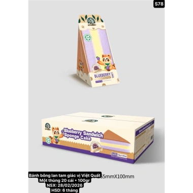 Bánh Bông Lan 5 Vị Tam Giác 2kg - Dâu, Sô Cô La, Trà Xanh, Mẫu Mới Giá 236.880đ 13 Bánh Bông Lan 5 Vị Tam Giác 2kg - Dâu, Sô Cô La, Trà Xanh, Mẫu Mới Giá 236.880đ 13
