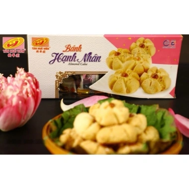 Bánh bột đậu Tân Huê Viên - bánh hạnh nhân thơm ngon, giòn béo, uy tín, chỉ 65.000₫