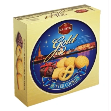 Bánh Cookies Bơ Majestic Hộp Vàng 382g - Ngon Tết 2.025, Chính Hãng, Giá 139k