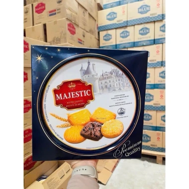 Bánh Cookies Bơ Majestic Hộp Vàng 382g - Ngon Tết 2.025, Chính Hãng, Giá 139k