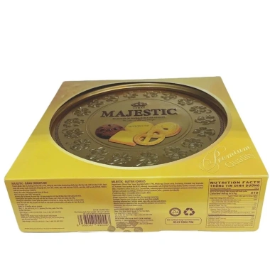 Bánh Cookies Bơ Majestic Hộp Vàng 382g - Ngon Tết 2.025, Chính Hãng, Giá 139k 9 Bánh Cookies Bơ Majestic Hộp Vàng 382g - Ngon Tết 2.025, Chính Hãng, Giá 139k 9