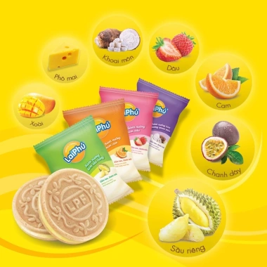 Bánh Cookies Lai Phú vị đa dạng - Giá 54.000đ, giảm từ 68.580đ, giòn tan, thơm ngon 7