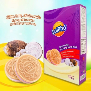 Bánh Cookies Lai Phú vị đa dạng - Giá 54.000đ, giảm từ 68.580đ, giòn tan, thơm ngon 8
