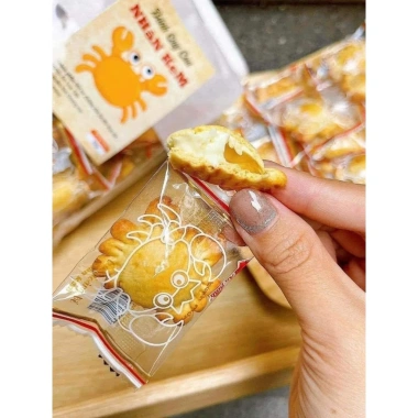 Bánh Cua Nhân Kem Bơ Sữa 250g - Giá 54.000đ, thơm béo, ngọt mềm, khuyến mại 4