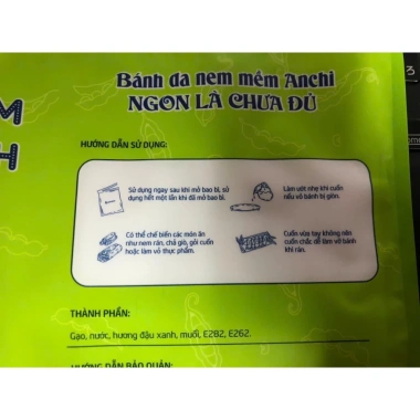 Bánh đa nem An Chi cuốn rán 22cm 70g - Giòn tan, ngon, chỉ 20.000đ