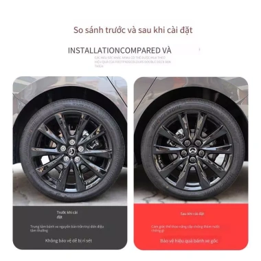 Bánh đai ốc Mazda 3 2.020-2.026 - Trang trí, chống bụi, chống gỉ, 173.800₫