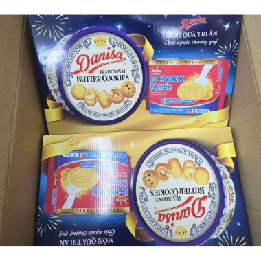 Bánh Danisa Roma & D-MAXX Marie - Bánh Quy Bơ Sữa Thơm Ngon, Giá 222.950đ Bình Võ 5