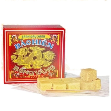 Bánh Đậu Xanh Bảo Hiên Rồng Vàng 160g - Hương vị truyền thống, giá chỉ 50.000 VND
