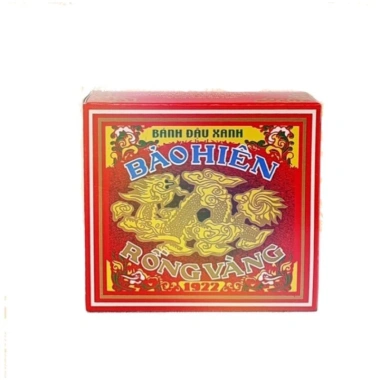 Bánh Đậu Xanh Bảo Hiên Rồng Vàng 160g - Hương vị truyền thống, giá chỉ 50.000 VND