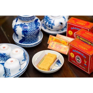 Bánh Đậu Xanh Bảo Hiên Rồng Vàng 160g - Hương vị truyền thống, giá chỉ 50.000 VND