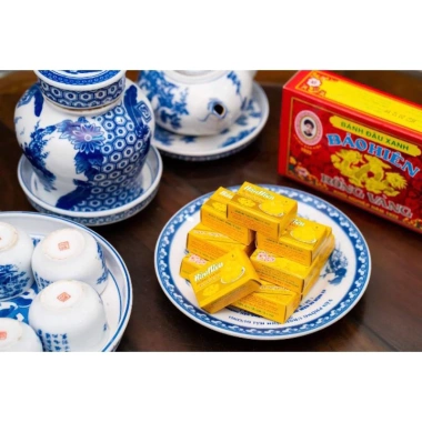 Bánh Đậu Xanh Bảo Hiên Rồng Vàng 160g - Hương vị truyền thống, giá chỉ 50.000 VND