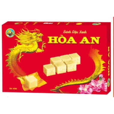 Bánh đậu xanh Hoà An đặc sản Hải Dương hộp Tết 35.000đ - Quà chúc mừng năm mới