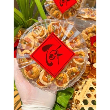 Bánh đồng tiền hạt điều giòn ngon 400g hộp Xuân biếu tặng, giảm còn 85.000₫