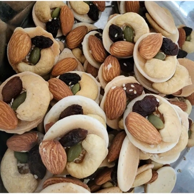 Bánh đồng tiền mix hạt dinh dưỡng, ăn kiêng giảm cân, snack healthy - giá 120.000 VND