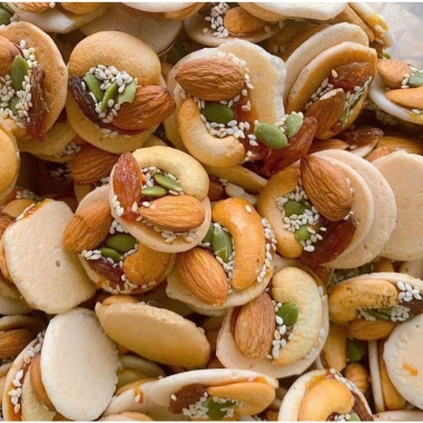Bánh đồng tiền mix hạt dinh dưỡng, ăn kiêng giảm cân, snack healthy - giá 120.000 VND