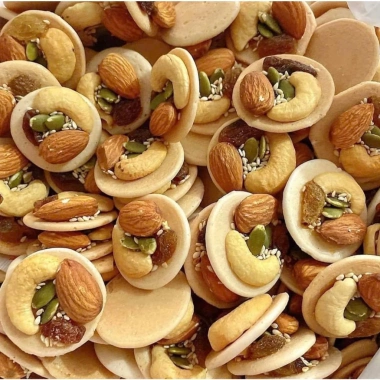 Bánh đồng tiền mix hạt dinh dưỡng, ăn kiêng giảm cân, snack healthy - giá 120.000 VND 4 Bánh đồng tiền mix hạt dinh dưỡng, ăn kiêng giảm cân, snack healthy - giá 120.000 VND 4