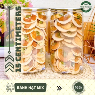 Bánh đồng tiền mix hạt dinh dưỡng không đường 200gr - Ăn kiêng giảm cân, MỘC HOUSE, 75.000đ 6 Bánh đồng tiền mix hạt dinh dưỡng không đường 200gr - Ăn kiêng giảm cân, MỘC HOUSE, 75.000đ 6
