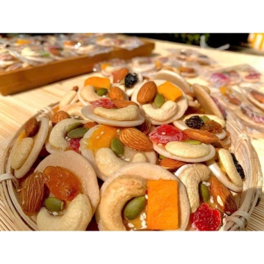 Bánh đồng tiền mix hạt dinh dưỡng không đường 200gr - Ăn kiêng giảm cân, MỘC HOUSE, 75.000đ