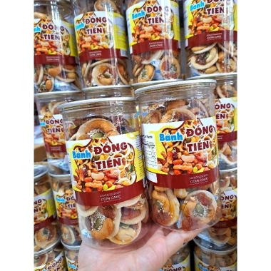 Bánh đồng tiền mix hạt ngũ cốc dinh dưỡng 350g - Giảm giá, thơm giòn, bổ dưỡng 3
