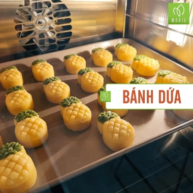 Bánh dứa nguyên cám Makie Healthy - Nhân dứa tự sên, ăn sạch, giảm giá 20% chỉ 79.000₫ 3