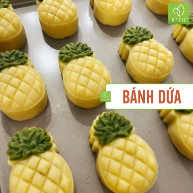 Bánh dứa nguyên cám Makie Healthy - Nhân dứa tự sên, ăn sạch, giảm giá 20% chỉ 79.000₫ 4
