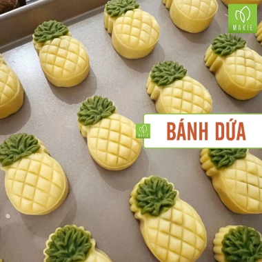 Bánh dứa nguyên cám Makie Healthy - Nhân dứa tự sên, ăn sạch, giảm giá 20% chỉ 79.000₫ 5