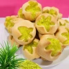 Bánh Dừa Nướng Vị Sen, Cốm Lá Nếp – Ít Ngọt, Vị Béo Quyện Cốm Xanh Lá Dứa, Giá 53.000đ