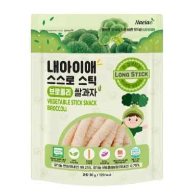 Bánh gạo hữu cơ hình que Naeiae đa vị cho bé 8M+ 30g Xanhsam Organic 97.500₫ 6