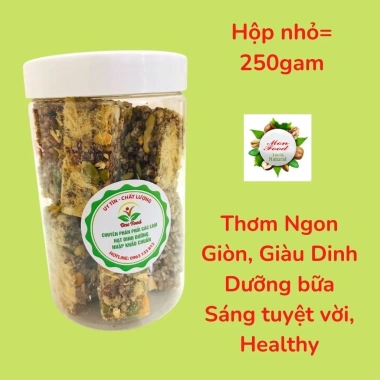 Bánh Gạo Lứt Ngũ Cốc Granola Chà Bông Thanh Dinh Dưỡng – Ăn Kiêng Giảm Cân, Giá 79.000₫ ToFood86
