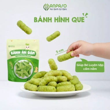 Bánh gạo que Anpaso cho bé ăn dặm trái cây rau củ, giá chỉ 60.000 VND