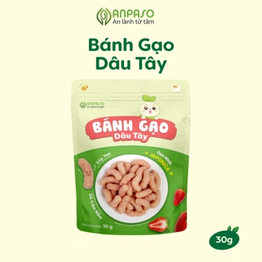 Bánh gạo que Anpaso cho bé ăn dặm trái cây rau củ, giá chỉ 60.000 VND