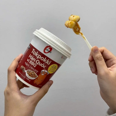 Bánh Gạo Tokpokki OFood Cốc 105g - Hàn Quốc cay ngon, đồ ăn vặt giá 41.100₫ 3