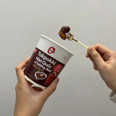 Bánh Gạo Tokpokki OFood Cốc 105g - Hàn Quốc cay ngon, đồ ăn vặt giá 41.100₫ 4