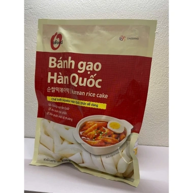 Bánh Gạo Topokki Hàn Quốc OFood 350g Combo 2,5 gói ngon dẻo, đồ ăn vặt từ gạo 4