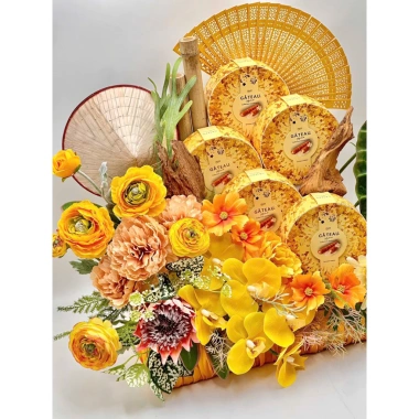 Bánh Gâteau Decor Cao Cấp - Phong Cách Sang Trọng, Hàng Tết 2.026, Trưng Bày Đẹp, Giá Ưu Đãi 74.000₫