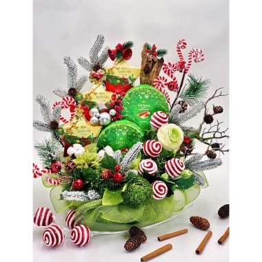 Bánh Gâteau Decor Cao Cấp - Phong Cách Sang Trọng, Hàng Tết 2.026, Trưng Bày Đẹp, Giá Ưu Đãi 74.000₫