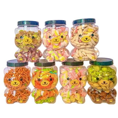 Bánh Gấu 500g Siêu Rẻ - Bim Bim Bánh Tăm Que, Kẹo Bông Gòn Hũ Con Gấu, Snack 37k 2 Bánh Gấu 500g Siêu Rẻ - Bim Bim Bánh Tăm Que, Kẹo Bông Gòn Hũ Con Gấu, Snack 37k 2